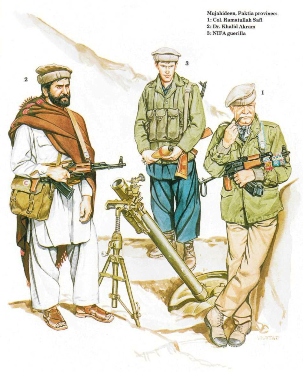 Униформа армии Афганистана и душманов