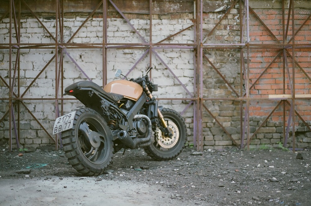 Honda Bros Custom Scrambler